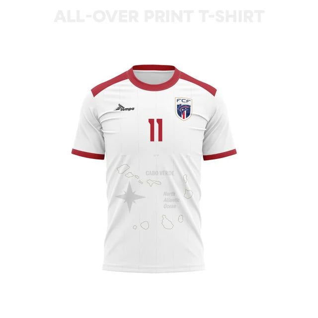 2026 World Cup Rodríguez Cape Verde Soccer Jersey Player Version  Match Version - No.11 Home Blue and Away White