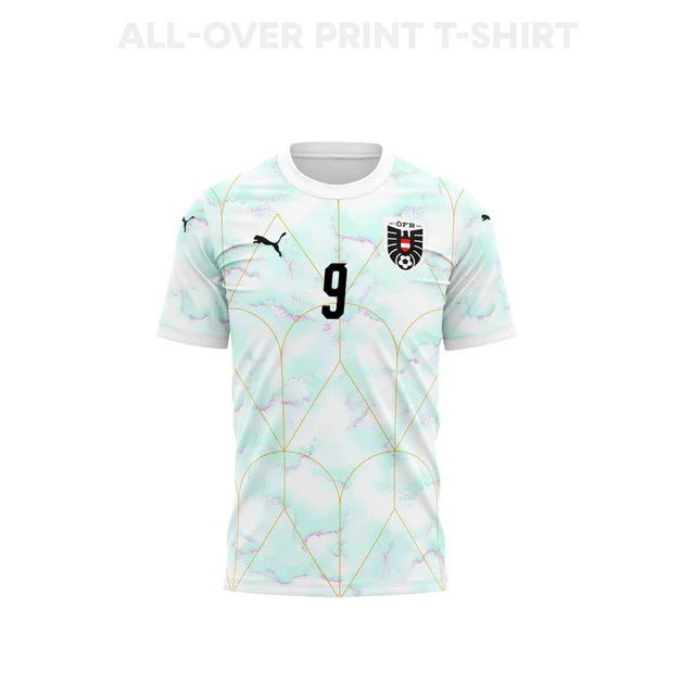 2026 World Cup Sabitzer Austria Soccer Jersey Player Version  Match Version - No.9 Home Red and Away White
