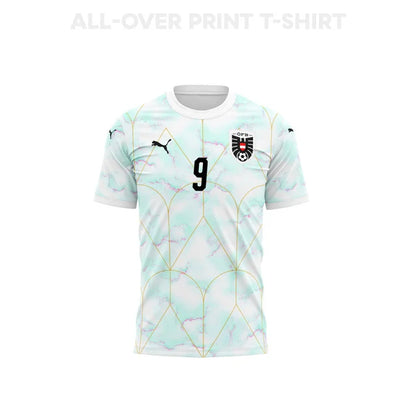 2026 World Cup Sabitzer Austria Soccer Jersey Player Version  Match Version - No.9 Home Red and Away White