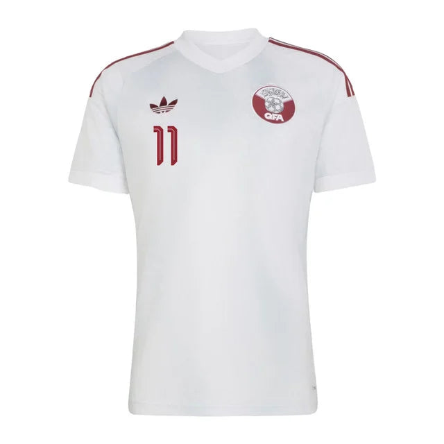 2026 World Cup Afif Qatar Soccer Jersey Player Version  Match Version - No.11 Home Red and Away White