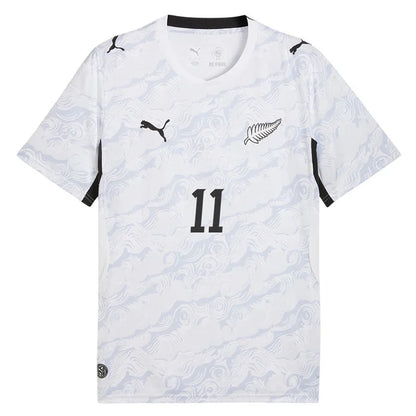 2026 World Cup Wood New Zealand Soccer Jersey Player Version  Match Version - No.11 Home Black and Away White