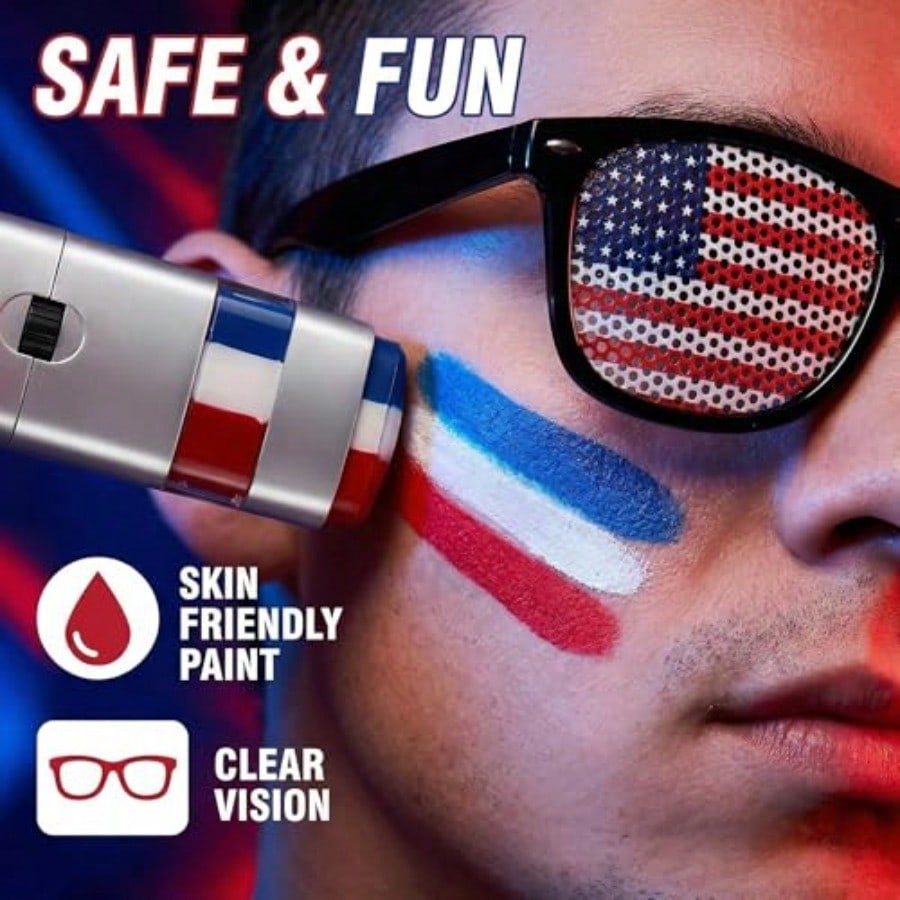 6pcs Set The 2026 American Celebration,USA World Cup Fan Kit,Complete Soccer Cheer Accessories Set