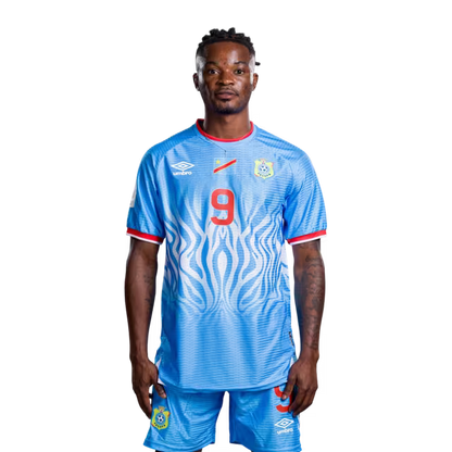 Congo DR National Football Team 2026 World Cup Jersey (Player Version/Match Version) — Forwards: No.9 Brian CIPENGA, No.11 Brian CIPENGA, No.13 Meschack ELIA / Attaquants : n° 9 Brian CIPENGA, n° 11 Brian CIPENGA, n° 13 Meschack ELIA