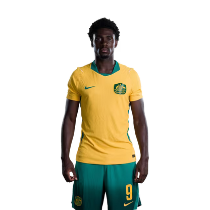 Australia National Soccer Team 2026 FIFA World Cup Jerseys (Player Version and Match Version) – Forwards: #7 Mathew LECKIE,#9 Mohamed TOURE,#10 Ajdin HRUSTIC