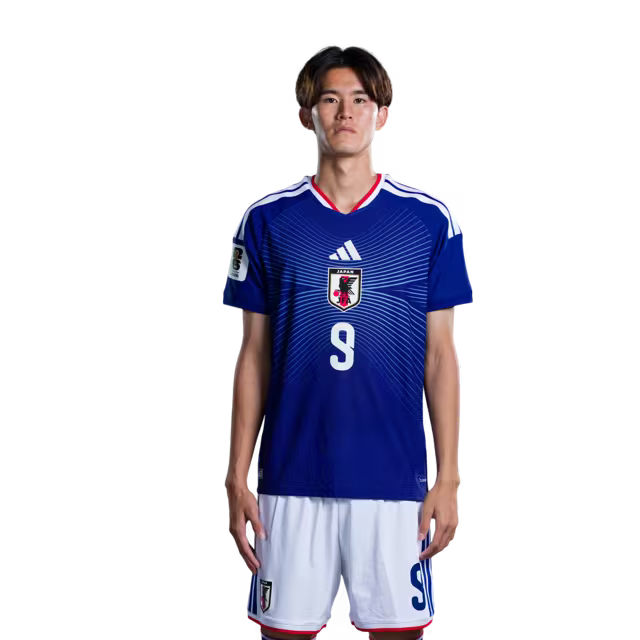 Japan National Football Team 2026 World Cup Jersey (Player Version/Match Kit) — Forwards: No. 6 Shuto Machino, No. 9 Keisuke Goto, No. 18 Ayase Ueda/サッカー日本代表 2026年ワールドカップ用ユニフォーム（選手仕様／マッチモデル） — フォワード：No.6 町野修斗、No.9 後藤啓介、No.18 上田綺世