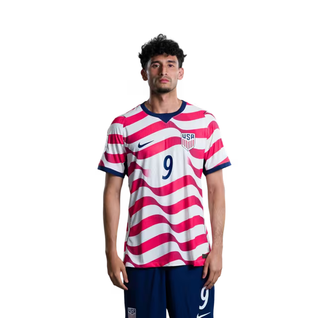 United States National Soccer Team 2026 FIFA World Cup Jersey (Player Version and Match Version) – Forwards: No. 9 Ricardo PEPI, No. 10 Christian PULISIC,No. 11 Brenden AARONSON