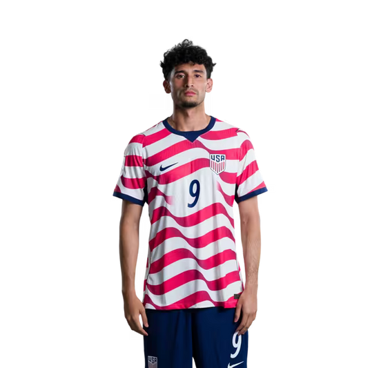 United States National Soccer Team 2026 FIFA World Cup Jersey (Player Version and Match Version) – Forwards: No. 9 Ricardo PEPI, No. 10 Christian PULISIC,No. 11 Brenden AARONSON
