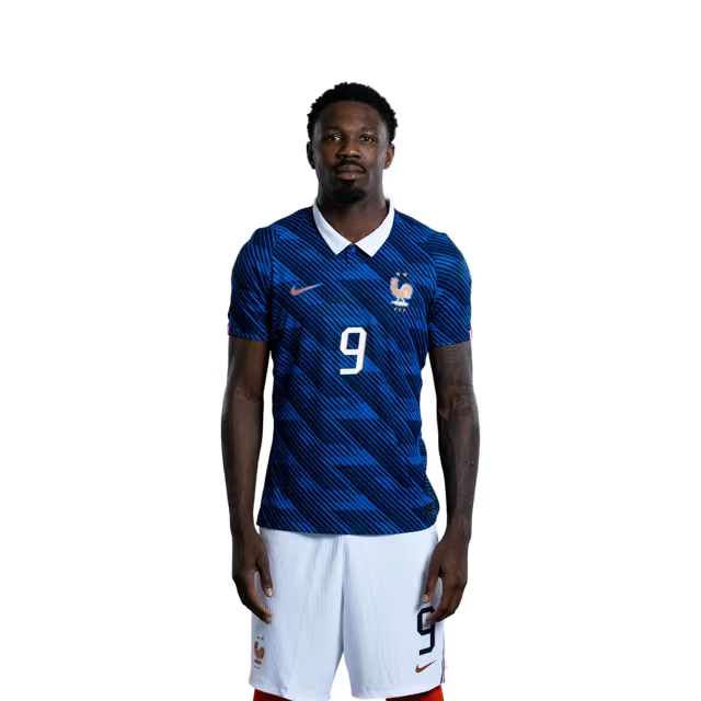 France National Football Team 2026 World Cup Jersey (Player Version/Match Version) — Forwards: No. 7 Ousmane Dembélé, No. 9 Marcus Thuram, No. 10 Kylian Mbappé / Attaquants : n° 7 Ousmane DEMBÉLÉ, n° 9 Marcus THURAM, n° 10 Kylian MBAPPÉ