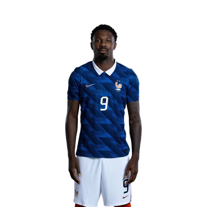 France National Football Team 2026 World Cup Jersey (Player Version/Match Version) — Forwards: No. 7 Ousmane Dembélé, No. 9 Marcus Thuram, No. 10 Kylian Mbappé / Attaquants : n° 7 Ousmane DEMBÉLÉ, n° 9 Marcus THURAM, n° 10 Kylian MBAPPÉ