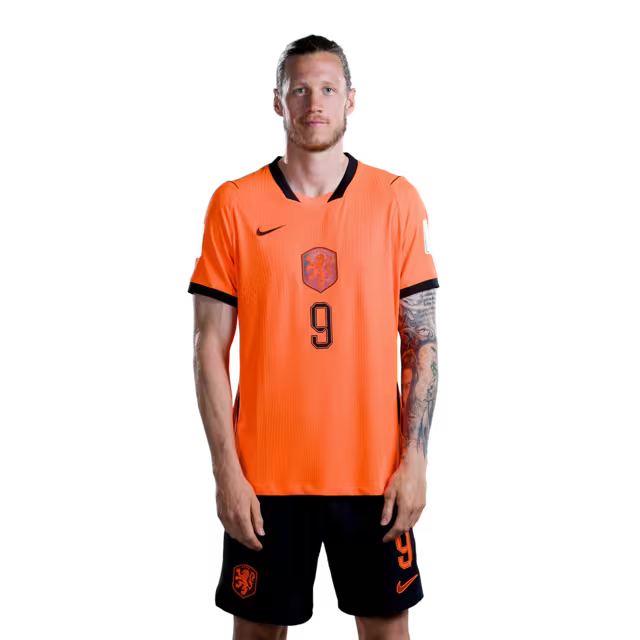 Netherlands National Team 2026 World Cup Jersey (Player Version/Match Version) — Forwards: No. 9 Wout Weghorst, No. 10 Memphis Depay, No. 11 Cody Gakpo / Aanvallers: nr. 9 Wout Weghorst, nr. 10 Memphis Depay, nr. 11 Cody Gakpo