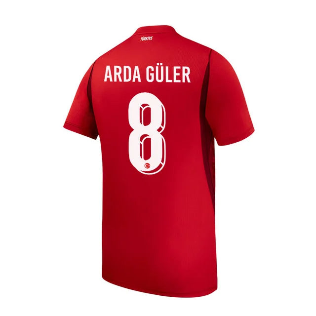 2026 World Cup Arda Güler Türkiye Soccer Jersey Player Version  Match Version - No.8 Home Red and Away White