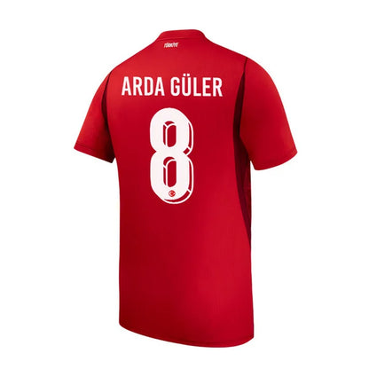 2026 World Cup Arda Güler Türkiye Soccer Jersey Player Version  Match Version - No.8 Home Red and Away White