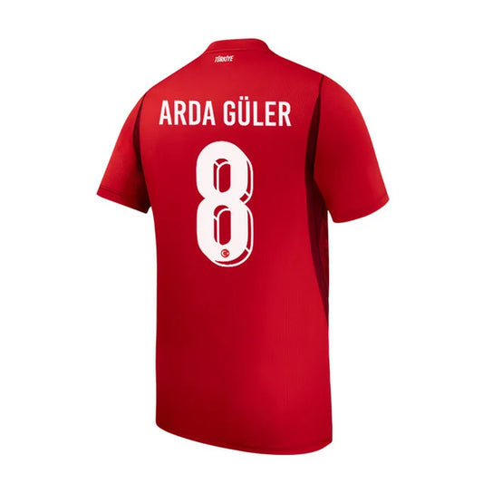 2026 World Cup Arda Güler Türkiye Soccer Jersey Player Version  Match Version - No.8 Home Red and Away White