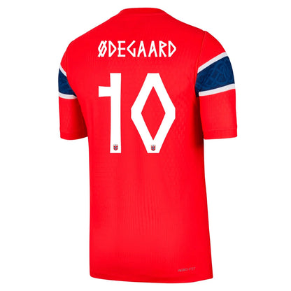 2026 World Cup Odegaard Norway Soccer Jersey Player Version  Match Version - No.10 Home Red and Away Black