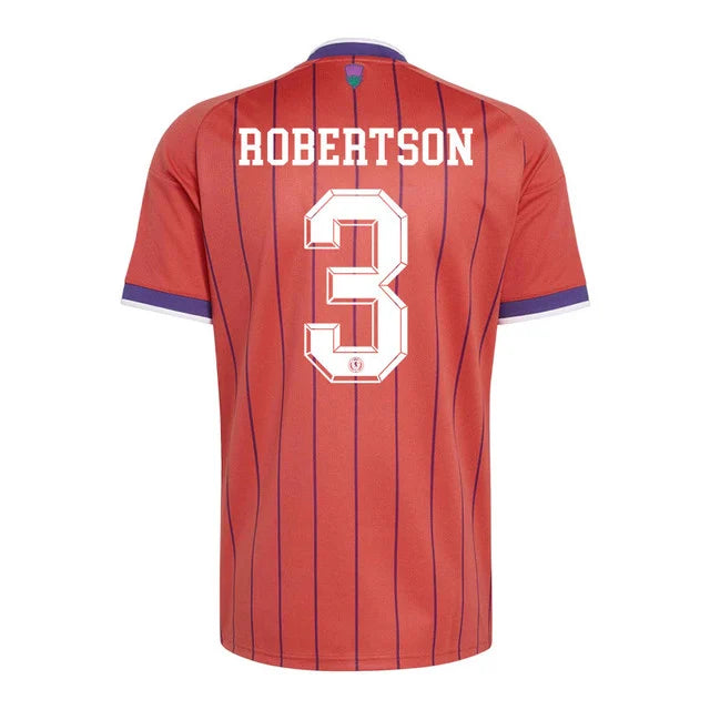 2026 World Cup Robertson Scotland Soccer Jersey Player Version  Match Version - No.3 Home Blue and Away Red