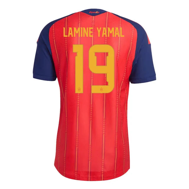 2026 World Cup Lamine Yamal Spain Soccer Jersey Player Version  Match Version - No.19 Home Red and Away White