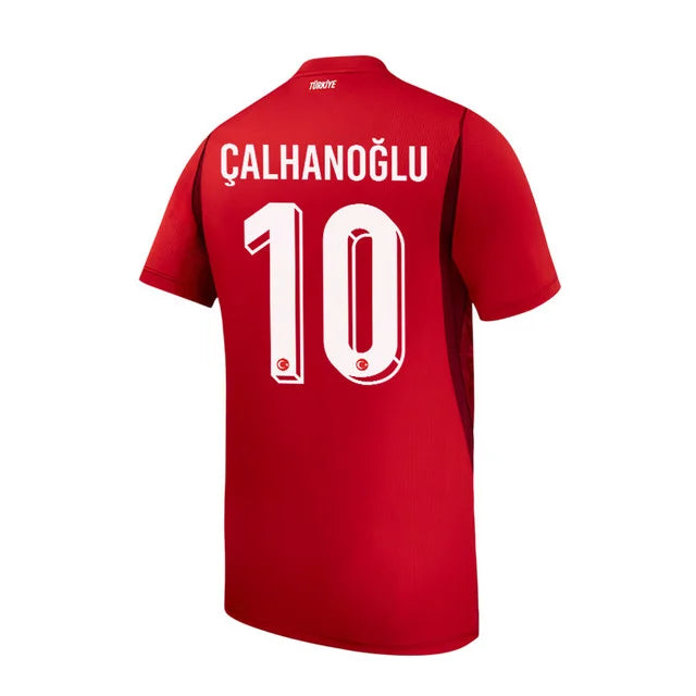 2026 World Cup Çalhanoğlu Güler Türkiye Soccer Jersey Player Version  Match Version - No.10 Home Red and Away White