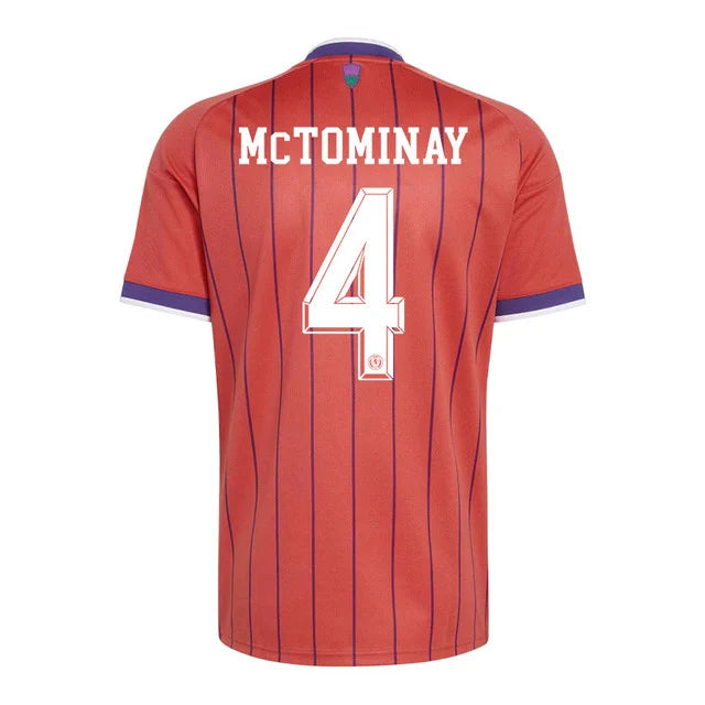 2026 World Cup McTominay Scotland Soccer Jersey Player Version  Match Version - No.4 Home Blue and Away Orange