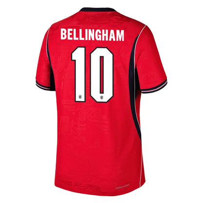 2026 World Cup Bellingham England Soccer Jersey Player Version  Match Version - No.10 Home White and Away Red