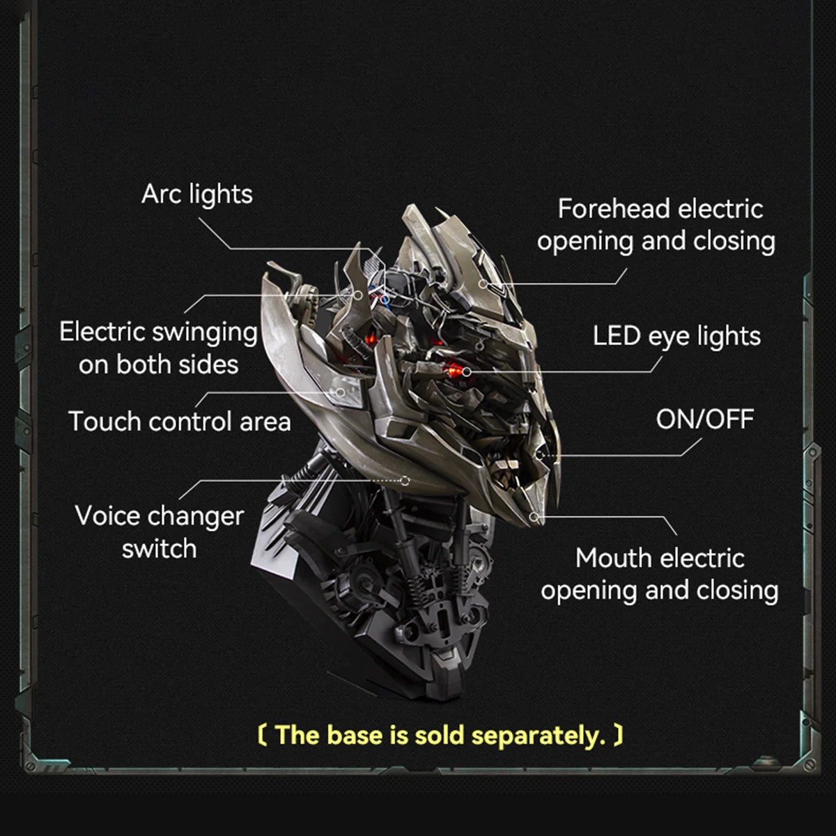 Transformers Megatron Wearable Helmet Collectible Edition with Talking Voice Changer