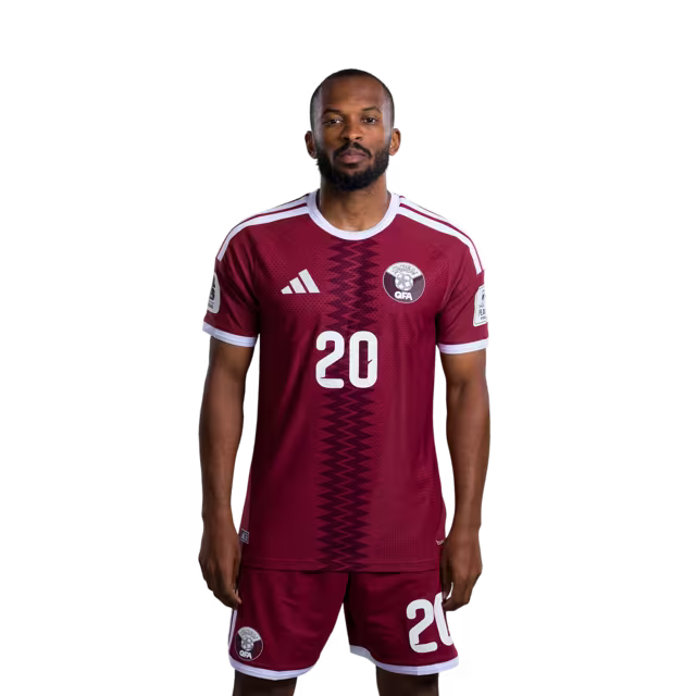 2026 World Cup Qatar Soccer Jersey Player Version  Match Version - Midfielder No.20 AHMED FATHY, No.23 ASSIM MADIBO