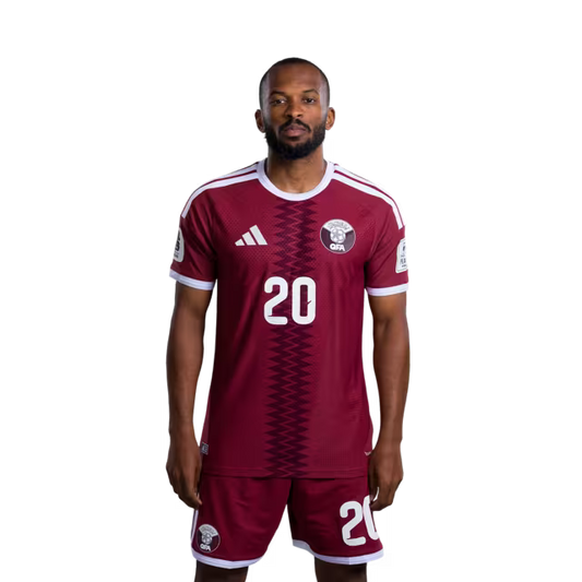 2026 World Cup Qatar Soccer Jersey Player Version  Match Version - Midfielder No.20 AHMED FATHY, No.23 ASSIM MADIBO