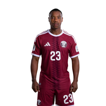 2026 World Cup Qatar Soccer Jersey Player Version  Match Version - Midfielder No.20 AHMED FATHY, No.23 ASSIM MADIBO