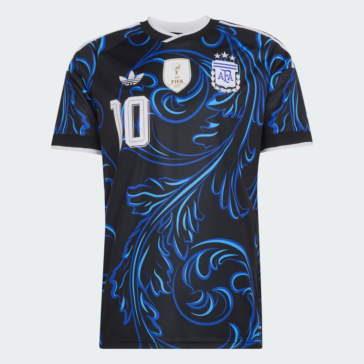 2026 World Cup Messi Argentina  Soccer Jersey Player Version  Match Version - No. 10 Home White & Blue and Away Black & Blue