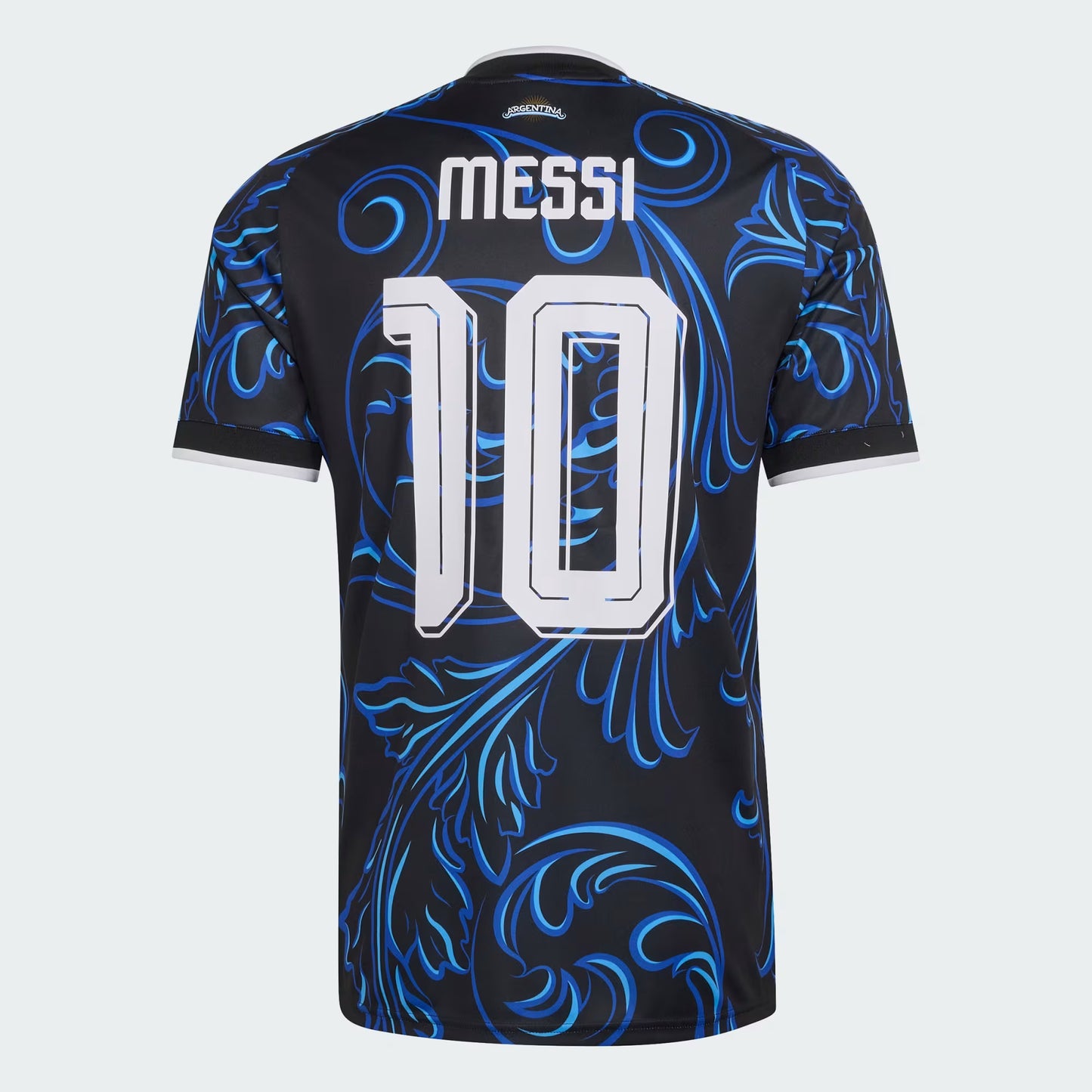2026 World Cup Messi Argentina  Soccer Jersey Player Version  Match Version - No. 10 Home White & Blue and Away Black & Blue