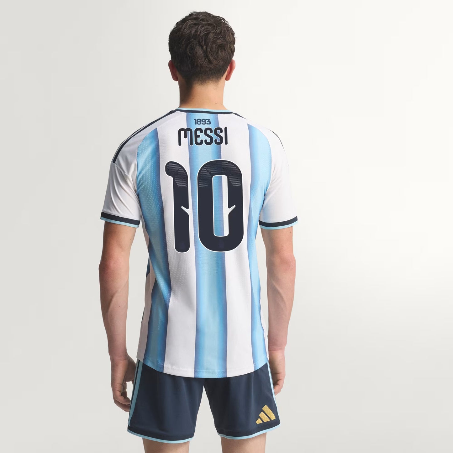 2026 World Cup Messi Argentina  Soccer Jersey Player Version  Match Version - No. 10 Home White & Blue and Away Black & Blue