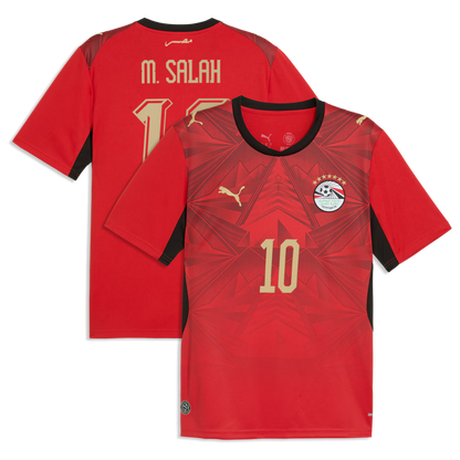2026 World Cup Mohamed Salah Egypt Soccer Jersey Player Version  Match Version - No. 10 Home Red and Away White