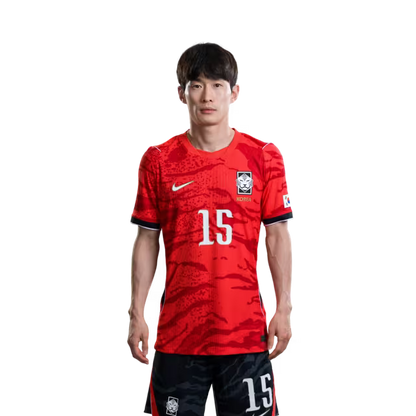 2026 월드컵 대한민국 축구 선수 유니폼 (경기용) - 수비수 13번 이태석, 14번 조위제, 15번 김문환
