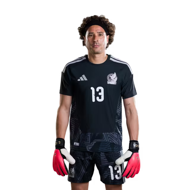 Mexico National Team 2026 World Cup Soccer Jersey (Player Version/Match Version)  — Goalkeepers: No. 1 Raúl Rangel, No. 12 Carlos Acevedo, No. 13 Guillermo Ochoa / Portero: N.° 1 Raúl Rangel, N.° 12 Carlos Acevedo, N.° 13 Guillermo Ochoa