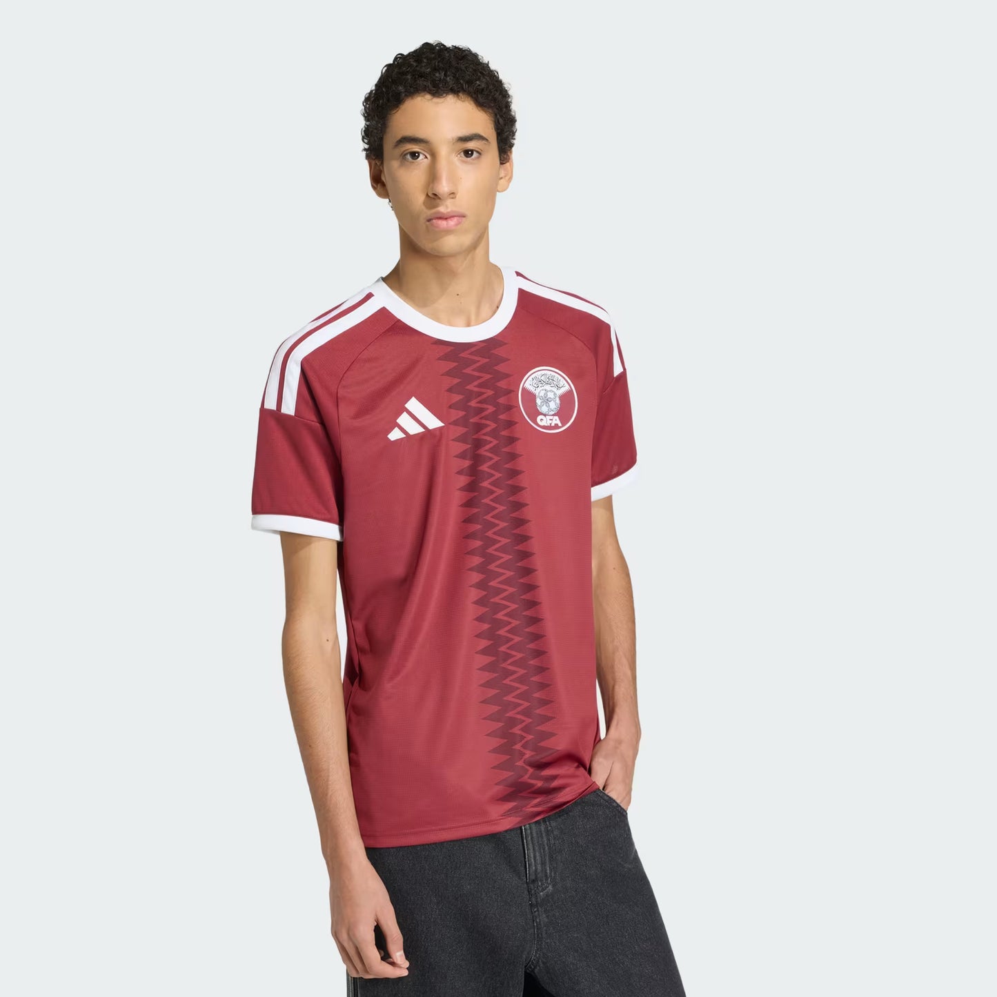 2026 World Cup Adult Qatar Home Replica Jersey - Red.