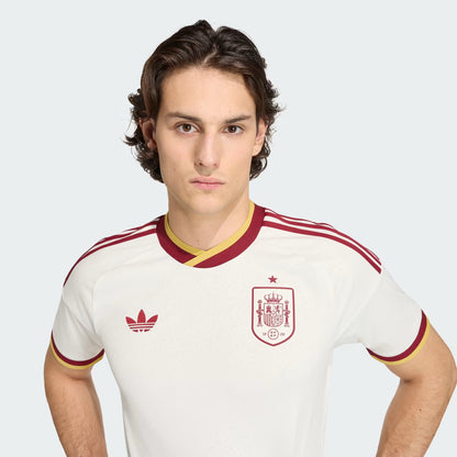 2026 World Cup Spain Away Jersey - Support your team in a heritage-inspired, slim-fit jersey with a crew neck and Climacool.