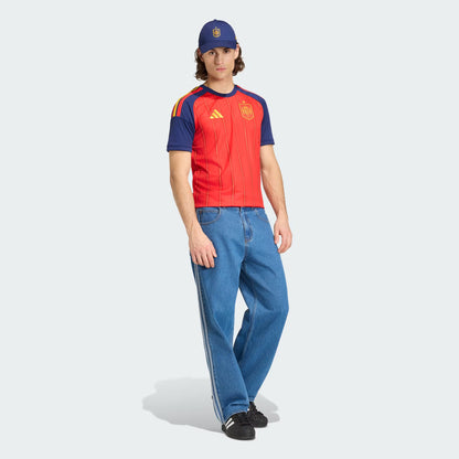 2026 World Cup Spain Home Jersey - Bold, slim-fit jersey complete with rib collar and sewn-on federation badge.