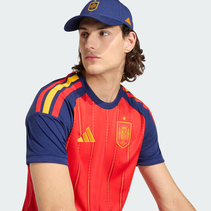 2026 World Cup Spain Home Jersey - Bold, slim-fit jersey complete with rib collar and sewn-on federation badge.