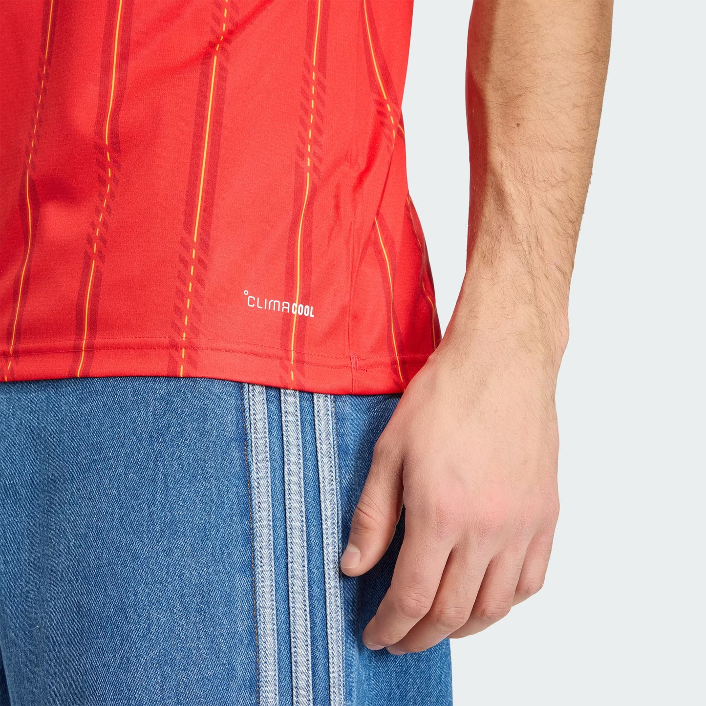 2026 World Cup Spain Home Jersey - Bold, slim-fit jersey complete with rib collar and sewn-on federation badge.