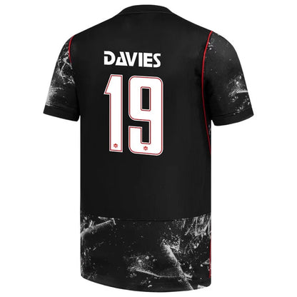 2026 World Cup Davies Canada Soccer Jersey Player Version  Match Version - No.19 Home Red and Away Black