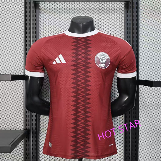 2026 World Cup Adult Qatar Home Replica Jersey - Red.