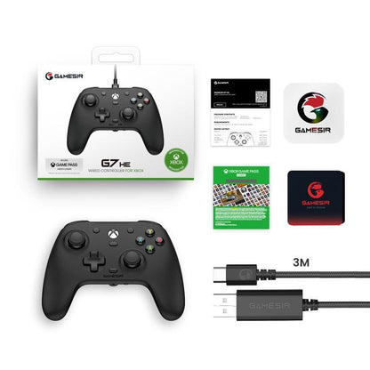 GameSir G7 HE Dual Color Wired Controller, Officially licensed Controller with Hall Effect Sticks for Xbox Series X|S, Xbox One, Windows 10|11, PC Console Smartphone