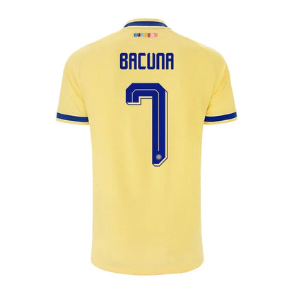2026 World Cup Bacuna Curaçao Soccer Jersey Player Version  Match Version - No.7 Home Yellow and Away Blue