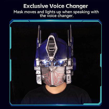 Transformers Optimus Prime Wearable Helmet with Voice Changer & Mechanical Moving Cheek Guards