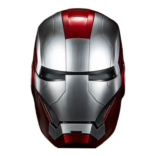 Premium Iron Man MK5 Helmet: 1:1 Wearable Display with Hydro-Brushed Mask, Color-Shifting Lights & Quad-Control System