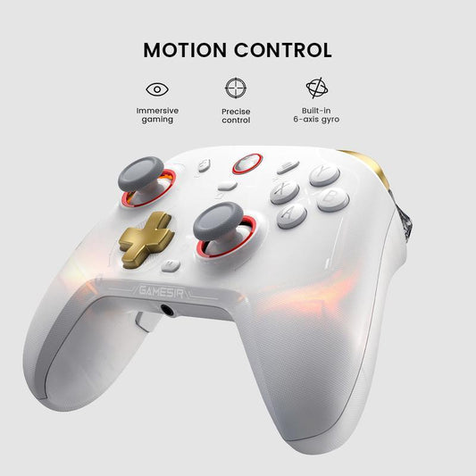 GAMESIR Cyclone 2 Wireless Controller for PC Switch iOS Android with Mag Res TMR Sticks Hall Effect Triggers RGB Lighting 6 Axis Gyro HDMI Connection Universal Joystick Console