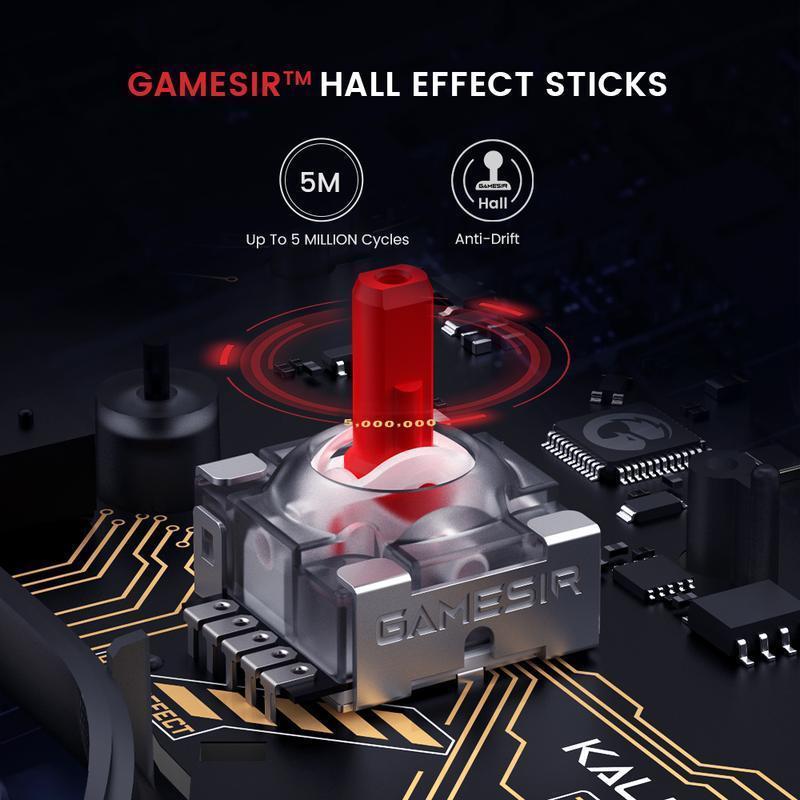 GameSir Kaleid Wired RGB Controller for Xbox Series X|S, Xbox One, Windows 10/11 & Steam Ultimate Anti-Drift Gamepad with Precision Hall Effect Sticks