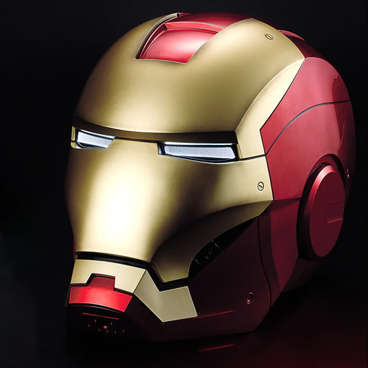 Smart Iron Man MK7 Helmet – 1:1 Wearable Collectible with Quad-Control System (Voice, Touch, Remote)