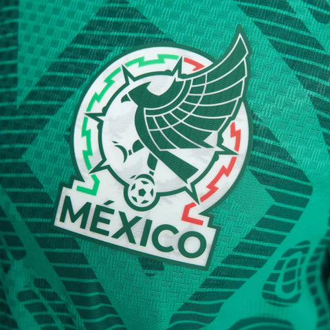 2026 World Cup E. Alvarez Mexico Soccer Jersey Player Version  Match Version - No.4 Home Green and Away White