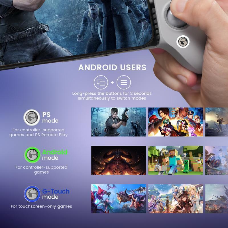 GameSir G8 Galileo Type-C Mobile Gaming Controller for Android & iPhone 15 Series (USB-C) Accessories Console Smartphone