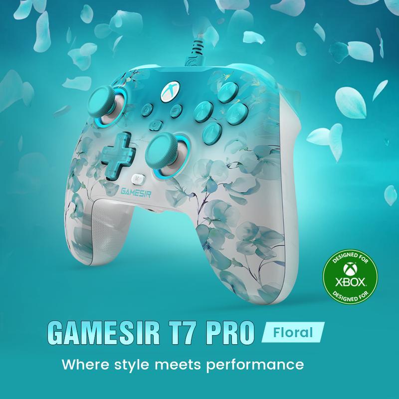 GameSir T7 Pro Floral Wired Controller for Xbox Console Accessories Smartphone Handheld Gamepad